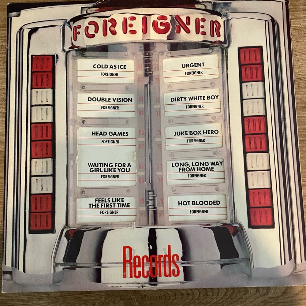 Foreigner Vinyl Record 12 inch Album original pressing